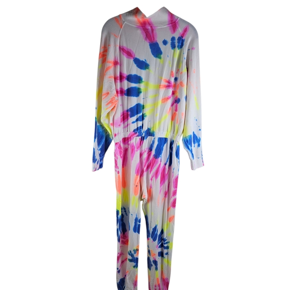 LEZAT Restore Soft Terry Tie Dye Jumpsuit In XL NWT - Picture 8 of 9